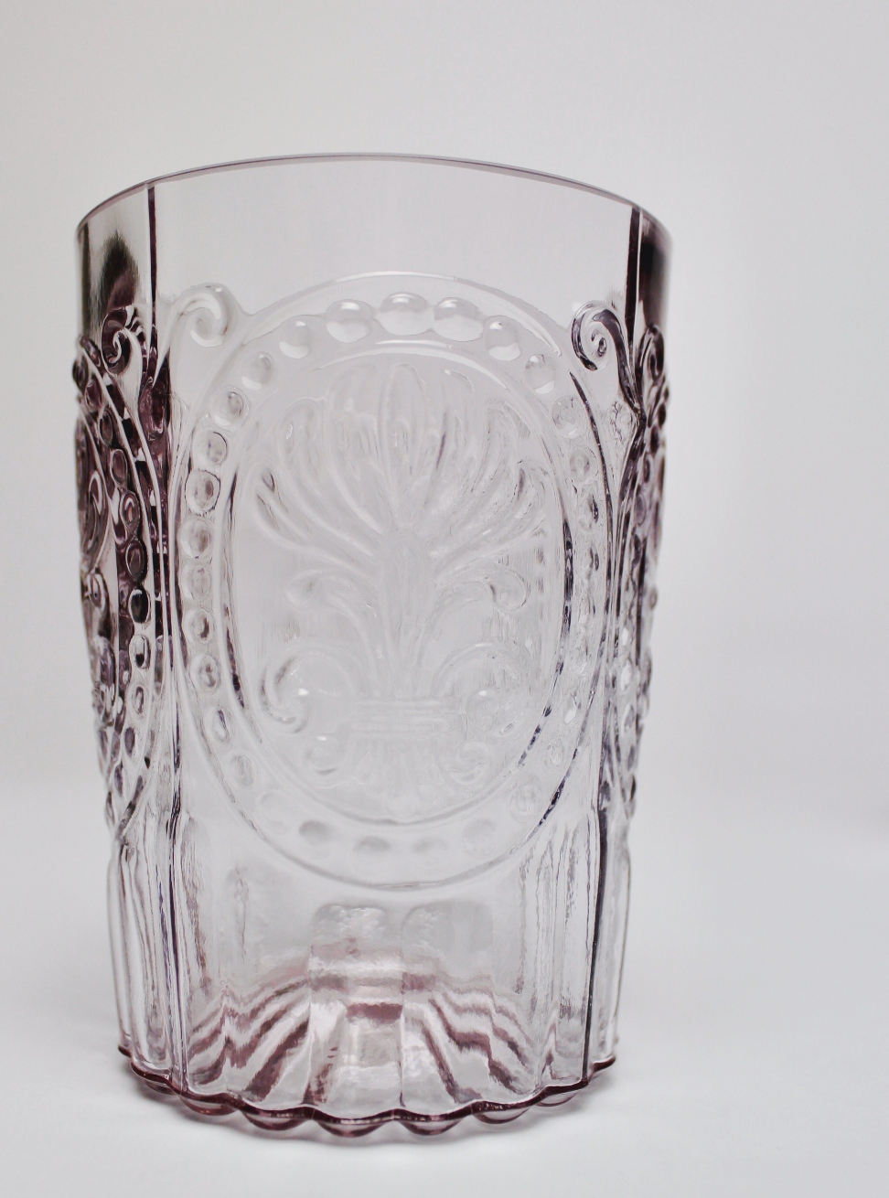 Floraison Glass Tumbler - Purple