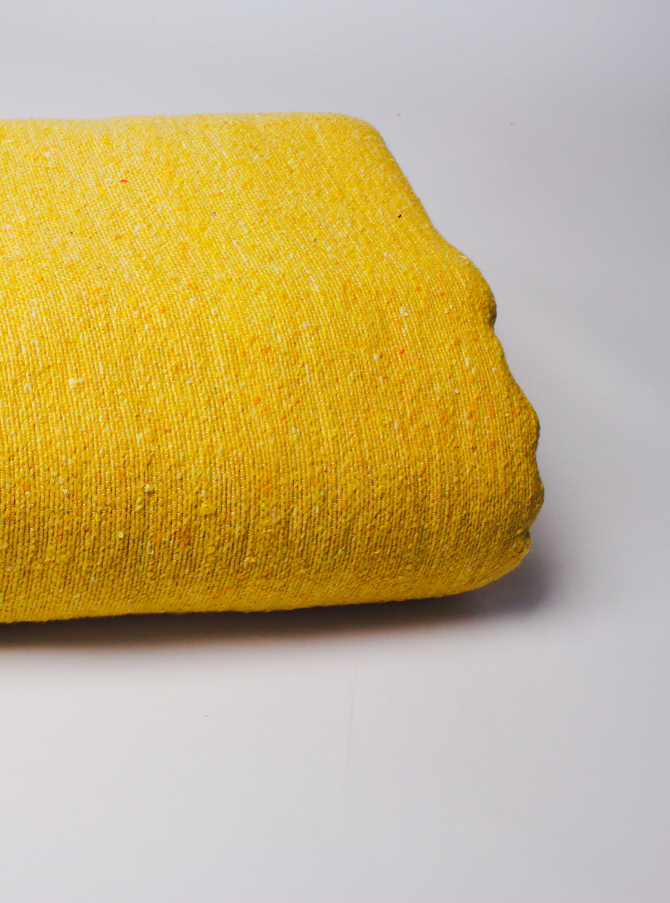 Pom Blanket - Mustard