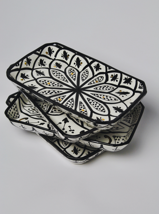 Alya Ceramic Dish - Black